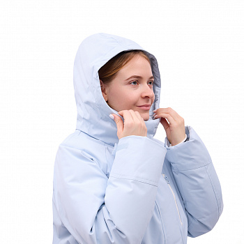 AYMV296-6 Пуховик длинный Sports Style синий